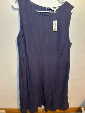 Penningtons Navy Sleeveless A-Line Dress